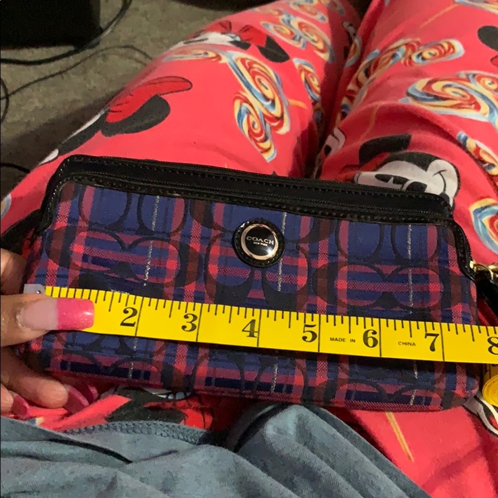 Coach zip around wristlet wallet - Picture 6 of 7